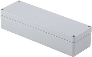 Obudowa uniwersalna Weidmüller KLIPPON K32 RAL7001, Wymiary: (S x W x G) 250 x 80 x 55 mm, aluminium, malowany proszkowo, 1 szt.