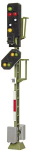 Semafor świetlny z sygnałem wyjścia/dystansu Viessmann 4016, 10 diod LED, skala H0
