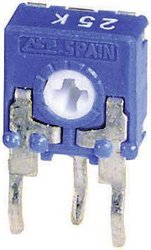Miniaturowy trymer CA 6 H, pionowy Weltron CA6 H 500K CA6 H 500 kΩ N/A Zawartość 1 szt.