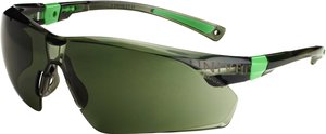 Univet 506UP 506U-04-04 Okulary ochronne z zabezpieczeniem przeciw zaparowaniu, z ochroną UV czarny, zielony EN 166 DIN 166