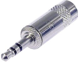 Złącze męskie jack 3,5 mm NYS231L Rean AV NYS231L złącze męskie proste Ilość styków: 3 stereo srebrny 1 szt.