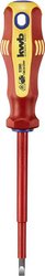 Wkrętak izolowany VDE, 5,5 mm, 125 mm Wkrętak płaski kwb 661355