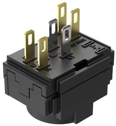 EAO 61-8420.22 Seria 61 Migowy element przełączający 2NO złoty/srebrny Moduł okablowania eao 61-8420.22, 1 szt.