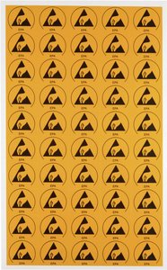 Logo ESD Wolfgang Warmbier 2850.3025, 30 mm x 25 mm , 50 szt.