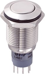 Przycisk wandaloodporny chwilowy TRU COMPONENTS LAS2GQF-11/N/P, 1 x wł/(wł), 1 szt.