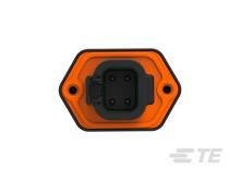 Obudowa złącza pin męskiego na PCB TE Connectivity DTP15-4P, wire-to-board, piny: 4, 1 szt.
