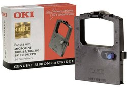 Taśma barwiąca OKI 09002309 Pasujący drukarek marki: OKI Czarny 1 szt.