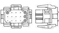 TE Connectivity TE AMP MR Connectors 1-640520-0, 1 szt.