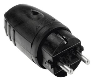 Wtyczka z uziemieniem Bachmann 913.171, IP20