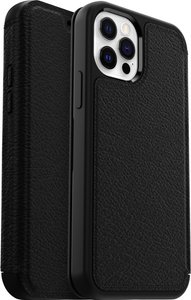Otterbox Strada Futerał booklet Apple iPhone 12, iPhone 12 Pro czarny Pokrowiec flip, Odporny na wstrząsy