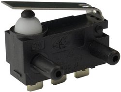 Mikroprzełącznik Zippy DW-N2S-01A0E-Z DW-N2S-01A0E-Z, 1 zestyk przełączny, 1 x wł/(wł), 12 V/DC, 0.1 A, 1 szt.