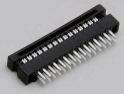 TRU COMPONENTS TC-2506349 Listwa ze złączami sprężynowymi z płaskim gniazdem kablowym Siatka: 2 mm Ilośc pinów: 32 Ilość rzędów: 2 1 szt.