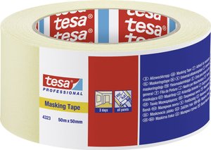 Taśma maskująca tesa tesakrepp® 04323-00044-00 STANDARD (D x S) 50 m x 50 mm 50 m 1 szt.