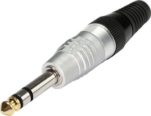 Złącze Jack 6,3 mm, stereo Hicon HI-J63S