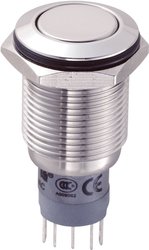 Przycisk wandaloodporny chwilowy TRU COMPONENTS LAS2GQF-11/S/P, 1 x wł/(wł), 1 szt.