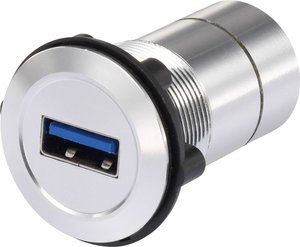 Gniazdo montażowe USB 3.0 TRU COMPONENTS USB-09, 1 szt.