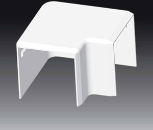Kąt płaski do LHD 40x40, biały Kabłąk KOPOS 8643_HB 1 szt.