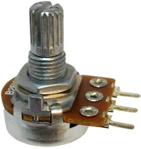 Potencjometr obrotowy  mono 200 mW 10 kΩ Alpha RV16AF20KB10KM 1 szt.