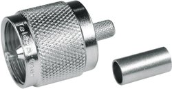 Złącze UHF Telegärtner J01040A0001 J01040A0001 złącze męskie proste 50 Ω 1 szt.