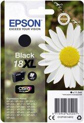Epson atrament T1811, 18XL tusz oryginalny  Czarny C13T18114012