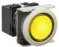 Przycisk podświetlany  Idec LB6MP-1T04Y LB6MP-1T04Y, 18.2 mm, 250 V, 125 V, 30 V, 5 A, 1 szt.