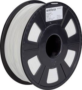 Filament do drukarek 3D PLA Renkforce RF-4511190, Średnica filamentu: 1.75 mm, 1000 g, biały