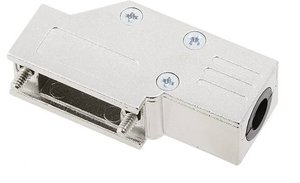 Obudowa złącza D-SUB encitech DCMR09-FK-K 6560-0501-01, metal, 90 °, 1 szt.