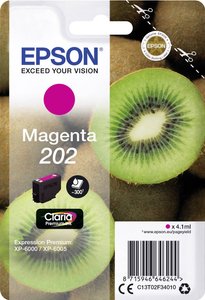 Epson atrament T02F3, 202 tusz oryginalny  Magenta C13T02F34010