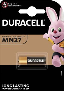 Bateria 27 A Duracell, 12 V, 18 mAh, alkaliczno-manganowe, 1 szt.