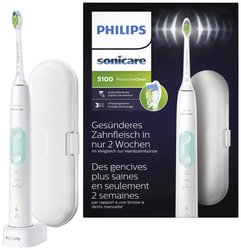 Elektryczna szczoteczka do zębów Philips Sonicare ProtectiveClean 5100 z technologią dźwięku, biała mięta, HX6857 / 28 Elektryczna szczoteczka do zębów Philips Sonicare ProtectiveClean 5100