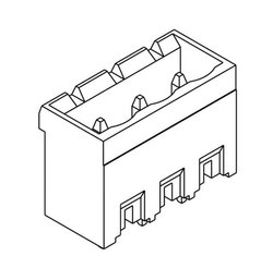 Obudowa złącza pin żeńskiego na PCB TE Connectivity 796636-2, wire-to-board, piny: 2, 1 szt.