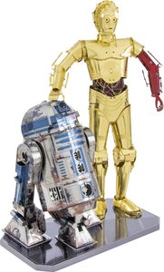 Zestaw konstrukcyjny Metal Earth Star Wars Set C-3PO + R2D2