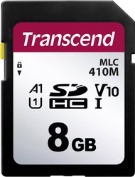 Karta pamięci SD Transcend TS8GSDC410M, 8 GB, Class 10 UHS-I, 95 MB/s / 20 MB/s