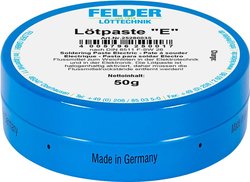 Pasta lutownicza Felder Löttechnik ISO-Flux ''E'' Zawartość 1 szt.