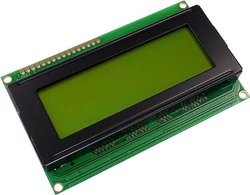 Wyświetlacz LCD Display Elektronik DEM20485SYH-LY  żółto-zielony 20 x 4 Pixel (S x W x G) 98 x 60 x 11.6 mm