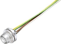 Złącze męskie okrągłe miniaturowe  binder 09 0473 702 08, styki:8, 100 V, 5 A, 1 szt.