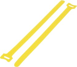 Opaska kablowa na rzepy TRU COMPONENTS TC-MGT-240YW203 1593264, (D x S) 240 mm x 16 mm, 1 szt.