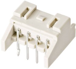 Listwa kołkowa, męska, standardowa JST S04B-XASK-1 (LF)(SN), Ilość pinów 4, Wymiary siatki: 2.50 mm, 1 szt.