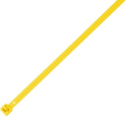 Opaski wielokrotnego użytku LR55 (L x B) 195 x 4.7 mm LR55R-PA66-YE-Q1 Kolor producenta: żółty HellermannTyton 115-00004 25 szt.