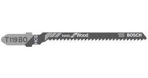 Brzeszczot do wyrzynarki T 119 BO, Basic for Wood, Zestaw 5 szt. Bosch Accessories  2608630310 5 szt.