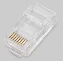 Złącze męskie RJ BKL Electronic 143043, RJ45, piny:8P8C, 1 szt.