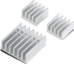Zestaw radiatorów PCooler RF-4495294 Pasuje do: Raspberry Pi, Banana Pi srebrny