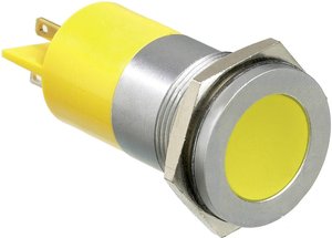 Lampka sygnalizacyjna LED APEM Q22F1CXXG220E Q22F1CXXG220E, 230 V/AC, 22 mm