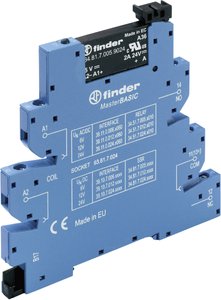 Przekaźnikowy moduł sprzęgający MasterBasic na szynę DIN Finder 39.10.8.230.8240 Przekaźnik SSR