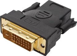 Przejściówka, adapter DVI, HDMI club3D CAA-DMD>HFD3 CAA-DMD>HFD3, [1x złącze męskie DVI 24+1-pin - 1x złącze żeńskie HDMI]