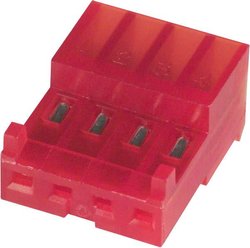Listwa kołkowa, żeńska, standardowa TE Connectivity MTA-100 4-643813-0, wire-to-wire, piny: 10, 5 A, 1 szt.