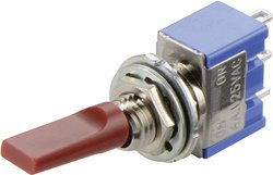 Przełącznik dźwigienkowy Miyama MS 500 H-MF 700991, 2 x wł/wył/wł, 250 V/AC, 3 A, 1 szt.