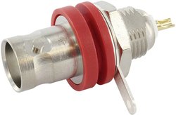 Złącze BNC Telegärtner J01001C1222 J01001C1222 złącze żeńskie do wbudowania pionowego 50 Ω 1 szt.