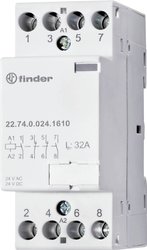 Stycznik Finder 22.74.0.024.1310 22.74.0.024.1310, 24 V/DC, 24 V/AC, 32 A, 1 szt.