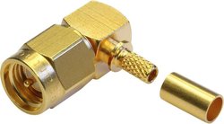 Złącze SMA Telegärtner J01150A0081 J01150A0081 złącze męskie kątowe 50 Ω 1 szt.